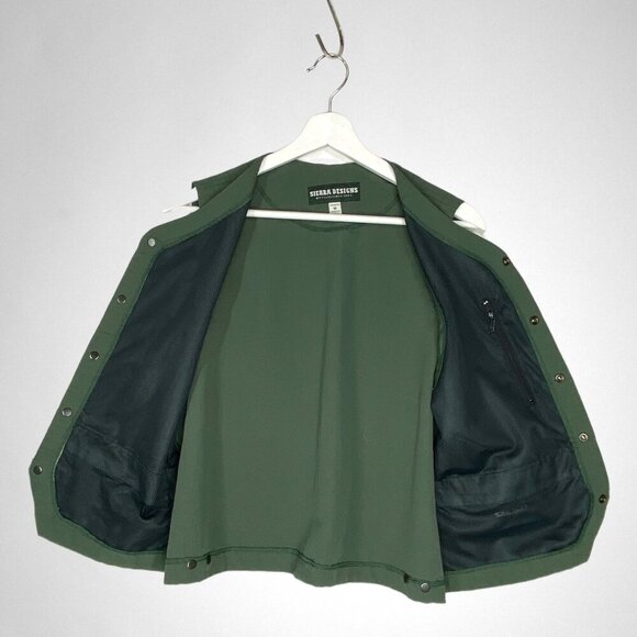 SIERRA DESIGNS Medium Green Utility Vest Unisex Outdoor - Picture 3 of 6